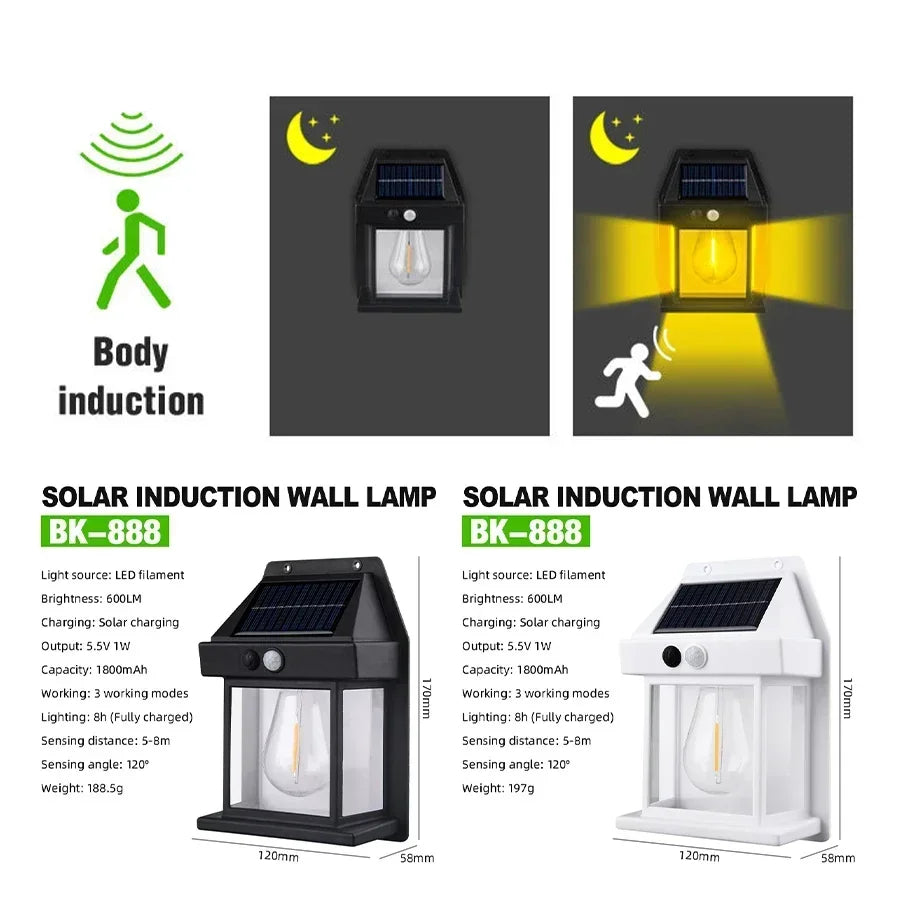 ZONNE-LED MUURLAMP
