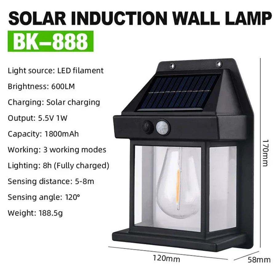 ZONNE-LED MUURLAMP