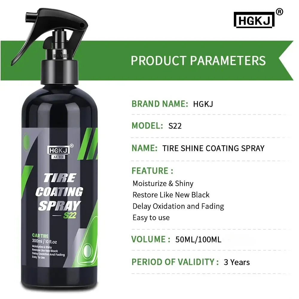 ShineX™ – Bandenverzorging & Glansspray