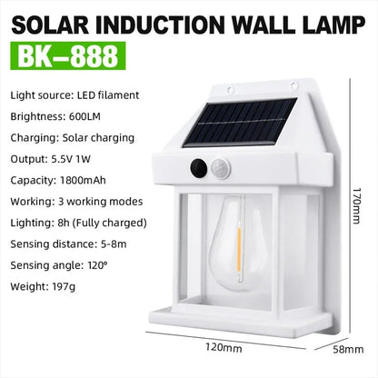 ZONNE-LED MUURLAMP