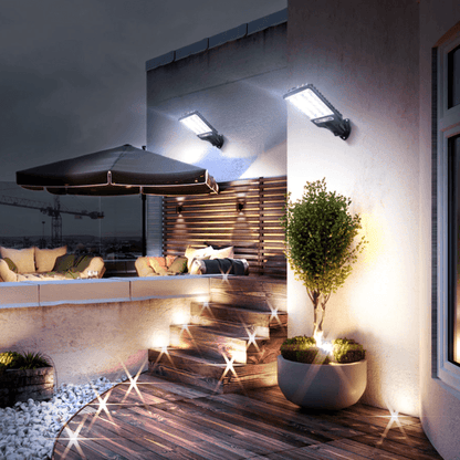 Solar-LED-schijnwerper met bewegingssensor