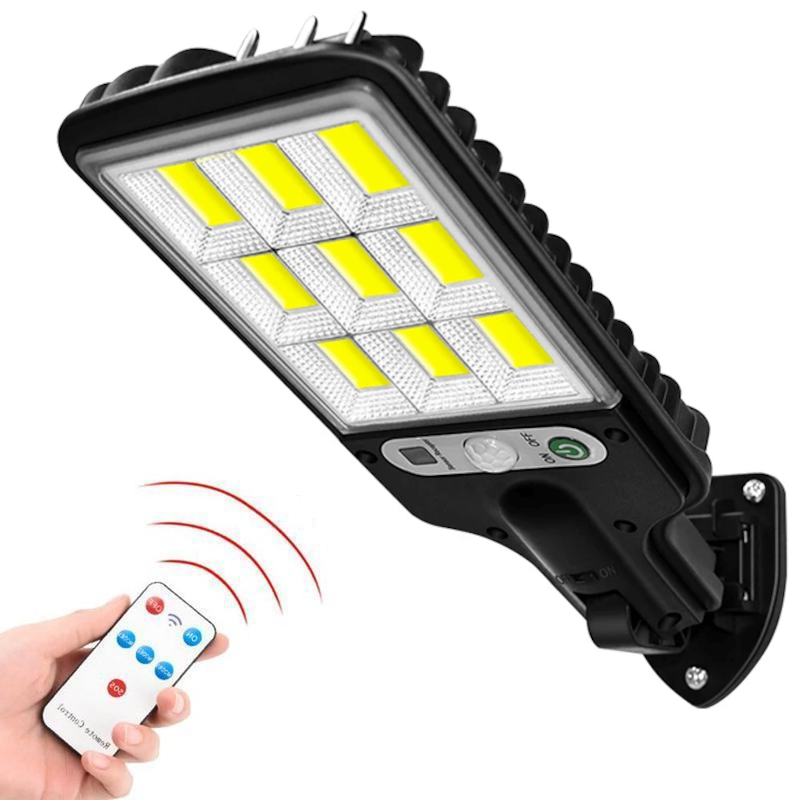 Solar-LED-schijnwerper met bewegingssensor