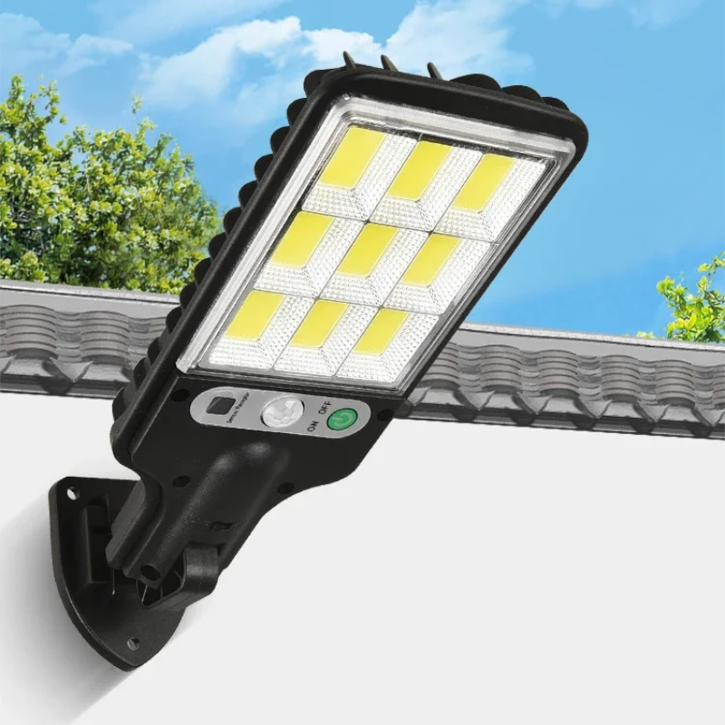 Solar-LED-schijnwerper met bewegingssensor