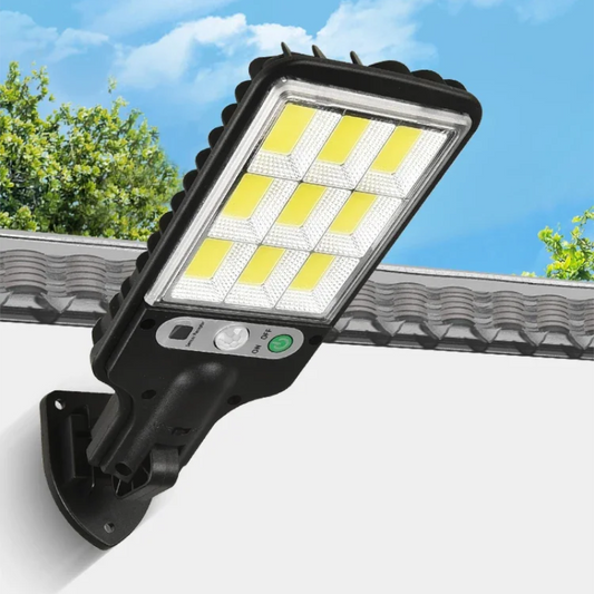 Solar-LED-schijnwerper met bewegingssensor
